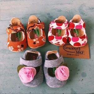 👶 Bundle Size 1 Gracious May Baby Girl Shoes Pink